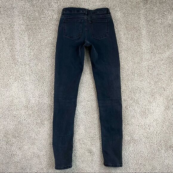 ACNE Studios Skin 5 Used Black Low Rise Skinny Leg Stretch Denim Jeans 25 - Picture 3 of 6
